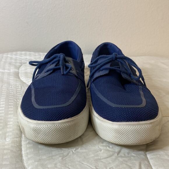 Lands End Mens Lightweight Boat Shoes Blue 13D - Picture 3 of 11